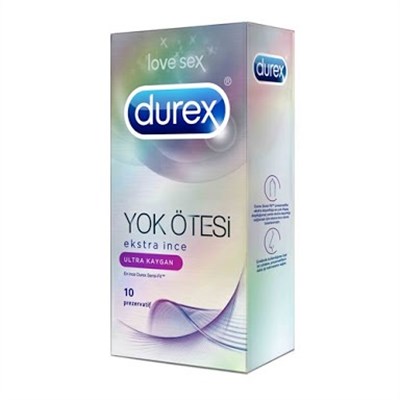 Durex Yok Ötesi Ekstra İnce Ultra Kaygan Prezervatif 10 Adet