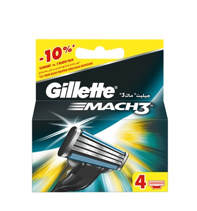 Gillette Mach3 Yedek 4Lü