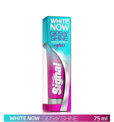 Signal White Now Glossy Shine Anında Beyazlık 75Ml