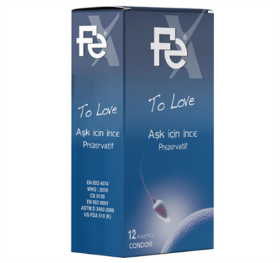 Fe Prezervatif Aşk İçin İnce 12'Li Paket