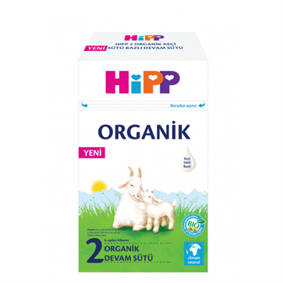 HiPP 2 Organik Keçi Sütü  400 gr