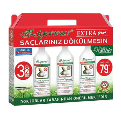Zigavus Extra Plus Sarımsak Şampuanı 250 ml - 3 Al 2 Öde