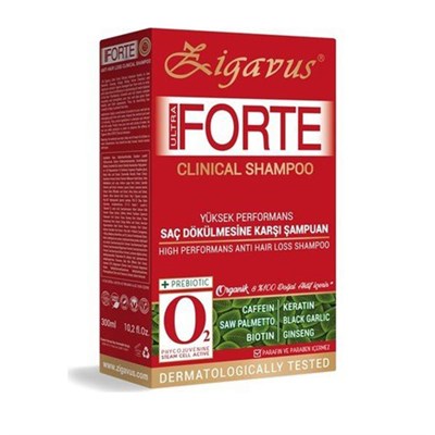 Zigavus Forte Clinical Şampuan Kuru & Normal 300 ml